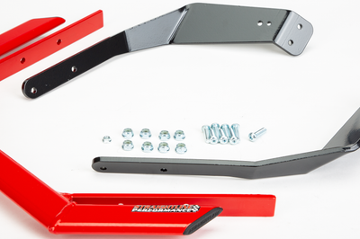 Straightline Sport Series Front Bumper Manta Green - Red - Snowmobile Collection