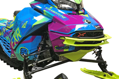 Straightline Sport Series Front Bumper Manta Green - Snowmobile Collection