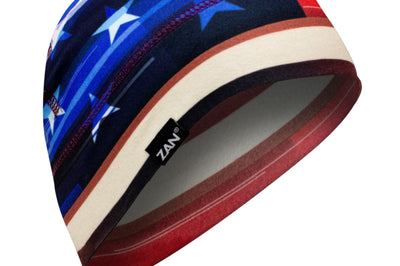 Zan Sportflex Helmet Liner/beanie Distressed Flag - Harddrive Products