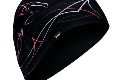 Zan Sportflex Helmet Liner/beanie Pinstripe Heart - Harddrive Products