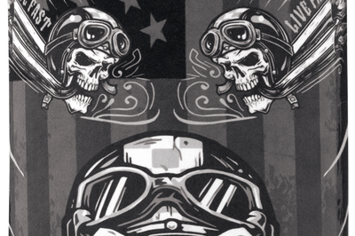 Zan Sportflex Motley Tube Windproof Biker Skull - Harddrive Products