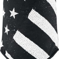 Zan Sportflex Neck Gaiter Black & White Flag - Harddrive Products