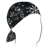 Zan Sportflex Series Flydanna Black Paisley - Harddrive Products