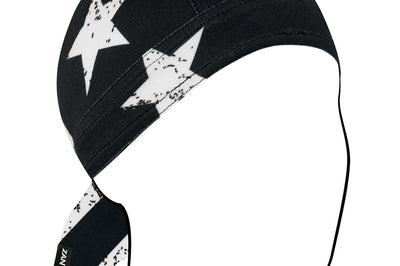 Zan Sportflex Series Flydanna Black & White Flag - Harddrive Products