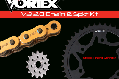 Vortex Sprocket/chain Kit Stl/stl 14/41t Sil Sx3 520-106l Gld - Gold - Street Collection
