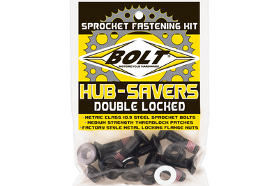 Bolt Sprocket Fasteners Black 6/pk - Tires & Wheels