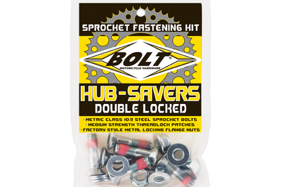 Bolt Sprocket Fasteners Silver 6/pk - Tires & Wheels