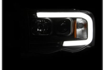 SPYDER Spyder 02-05 Dodge Ram 1500 Light Bar Projector Headlights - Black (PRO-YD-DR02V2-LB-BK) - Lights