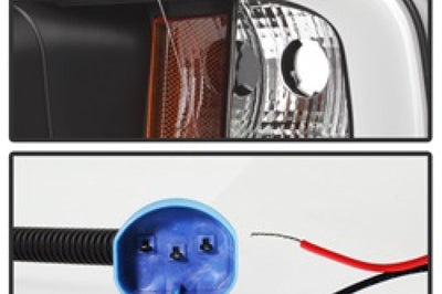 SPYDER Spyder 02-05 Dodge Ram 1500 Light Bar Projector Headlights - Black (PRO-YD-DR02V2-LB-BK) - Lights