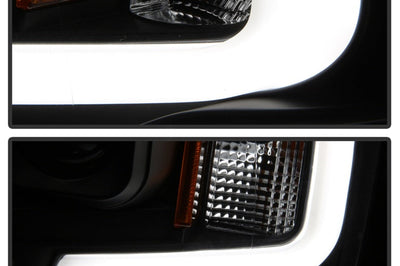 SPYDER Spyder 02-05 Dodge Ram 1500 Light Bar Projector Headlights - Black (PRO-YD-DR02V2-LB-BK) - Lights