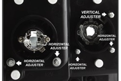 SPYDER Spyder 02-05 Dodge Ram 1500 Light Bar Projector Headlights - Black (PRO-YD-DR02V2-LB-BK) - Lights