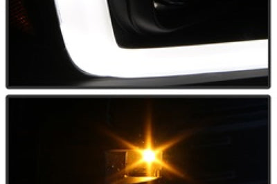 SPYDER Spyder 04-08 Ford F-150 Projector Headlights - Light Bar DRL - Black PRO-YD-FF15004V2-LB-BK - Lights