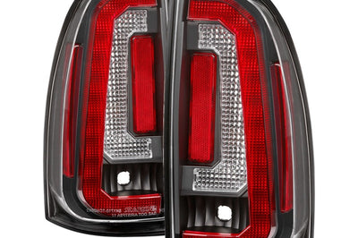 SPYDER Spyder 05-15 Toyota Tacoma LED Tail Lights (Not Compatible w/OEM LEDS) - Black ALT-YD-TT05V2-LB-BK