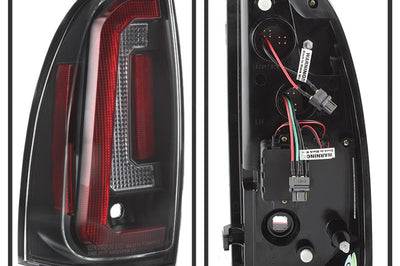 SPYDER Spyder 05-15 Toyota Tacoma LED Tail Lights (Not Compatible w/OEM LEDS) - Black ALT-YD-TT05V2-LB-BK