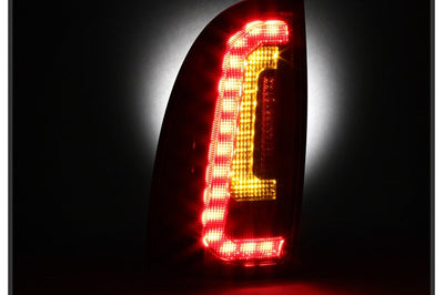 SPYDER Spyder 05-15 Toyota Tacoma LED Tail Lights (Not Compatible w/OEM LEDS) - Black ALT-YD-TT05V2-LB-BK