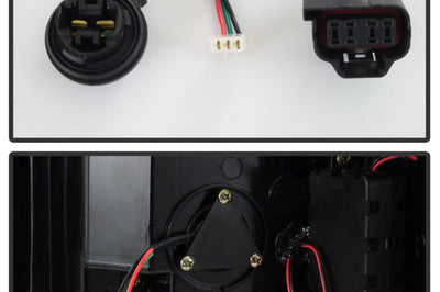 SPYDER Spyder 07-13 GMC Sierra 1500 V2 Light Bar LED Tail Lights - Red Clear (ALT-YD-GS07V2-LBLED-RC)