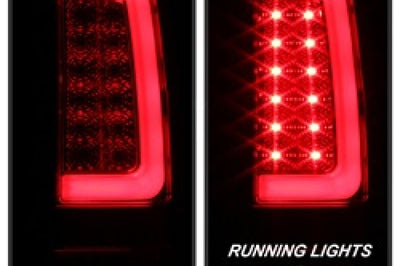 SPYDER Spyder 07-13 GMC Sierra 1500 V2 Light Bar LED Tail Lights - Red Clear (ALT-YD-GS07V2-LBLED-RC)