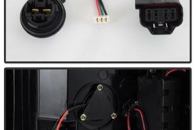 SPYDER Spyder 07-13 GMC Sierra 1500 V2 Light Bar LED Tail Lights - Red Clear (ALT-YD-GS07V2-LBLED-RC)