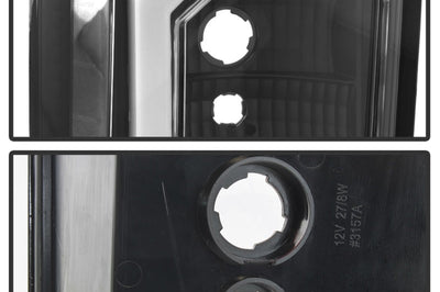 SPYDER Spyder 07-13 Toyota Tundra V2 Light Bar LED Tail Lights - Black ALT-YD-TTU07V2-LB-BK