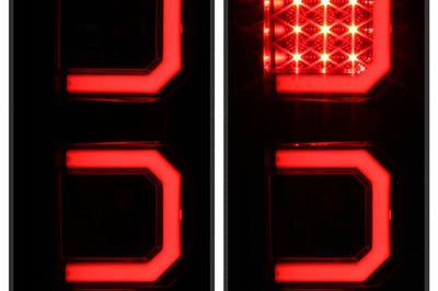 SPYDER Spyder 07-13 Toyota Tundra V2 Light Bar LED Tail Lights - Black ALT-YD-TTU07V2-LB-BK