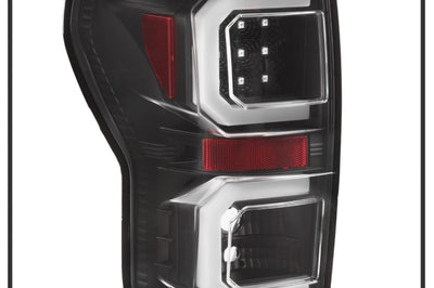 SPYDER Spyder 07-13 Toyota Tundra V2 Light Bar LED Tail Lights - Black ALT-YD-TTU07V2-LB-BK