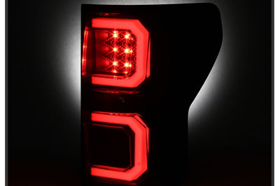 SPYDER Spyder 07-13 Toyota Tundra V2 Light Bar LED Tail Lights - Black ALT-YD-TTU07V2-LB-BK
