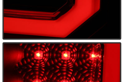 SPYDER Spyder 07-13 Toyota Tundra V2 Light Bar LED Tail Lights - Smoke ALT-YD-TTU07V2-LB-BSM