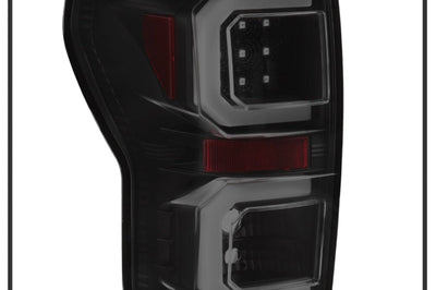 SPYDER Spyder 07-13 Toyota Tundra V2 Light Bar LED Tail Lights - Smoke ALT-YD-TTU07V2-LB-BSM