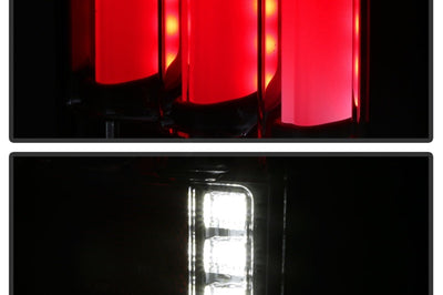 SPYDER Spyder 07-16 Jeep Wrangler Verison 2 Light Bar LED Tail Lights - Smoke (ALT-YD-JWA07V2-LBLED-BSM)