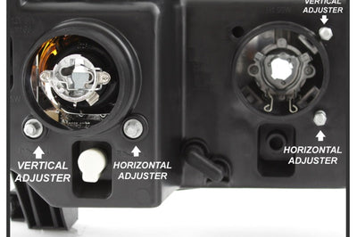 SPYDER Spyder 08-13 Toyota Sequoia Projector Headlights - Light Bar DRL - Black PRO-YD-TTU07V2-LB-BK - Lights