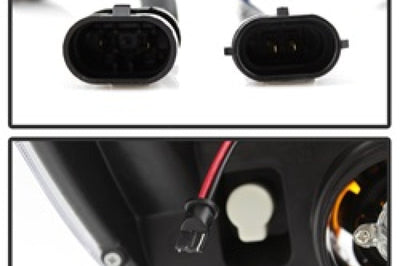 SPYDER Spyder 08-13 Toyota Sequoia Projector Headlights - Light Bar DRL - Black PRO-YD-TTU07V2-LB-BK - Lights