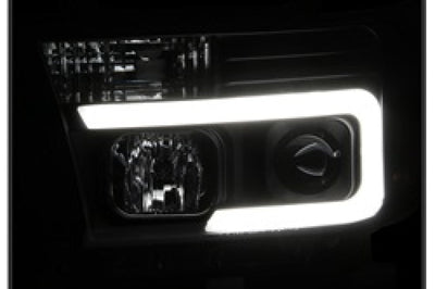 SPYDER Spyder 08-13 Toyota Sequoia Projector Headlights - Light Bar DRL - Black PRO-YD-TTU07V2-LB-BK - Lights