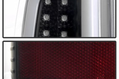 SPYDER Spyder 08-16 Ford Super Duty F-250 V3 Light Bar LED Tail Lights - Black (ALT-YD-FS07V3-LBLED-BK)