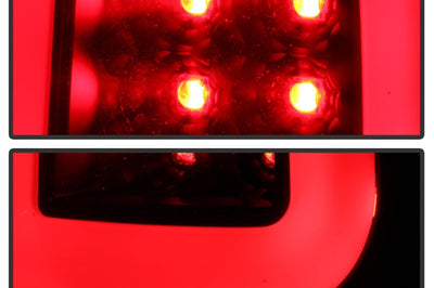 SPYDER Spyder 08-16 Ford Super Duty F-250 V3 Light Bar LED Tail Lights - Black (ALT-YD-FS07V3-LBLED-BK)
