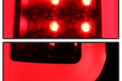 SPYDER Spyder 08-16 Ford Super Duty F-250 V3 Light Bar LED Tail Lights - Black (ALT-YD-FS07V3-LBLED-BK)