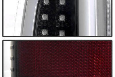 SPYDER Spyder 08-16 Ford Super Duty F-250 V3 Light Bar LED Tail Lights - Black (ALT-YD-FS07V3-LBLED-BK)