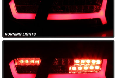SPYDER Spyder 09-12 Audi A6 LED Tail Lights - Black (ALT-YD-AA609-LED-BK)