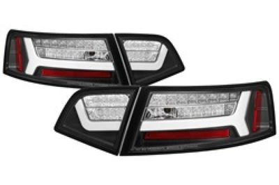 SPYDER Spyder 09-12 Audi A6 LED Tail Lights - Black (ALT-YD-AA609-LED-BK)