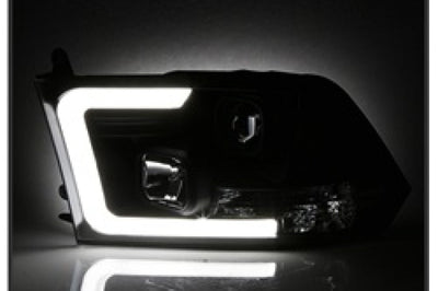 SPYDER Spyder 09-16 Dodge Ram 1500 Version 2 Headlights Light Bar DRL Black PRO-YD-DR09V2-LBDRL-BK - Lights