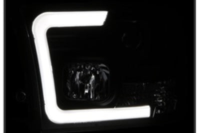 SPYDER Spyder 09-16 Dodge Ram 1500 Version 2 Headlights Light Bar DRL Black PRO-YD-DR09V2-LBDRL-BK - Lights