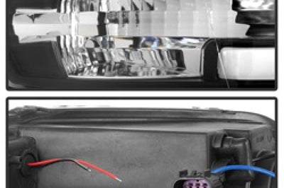 SPYDER Spyder 09-16 Dodge Ram 1500 Version 2 Headlights Light Bar DRL Black PRO-YD-DR09V2-LBDRL-BK - Lights