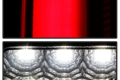 SPYDER Spyder 10-12 Ford Mustang Light Bar Seq Turn Signal LED Tail Lights - Smoke ALT-YD-FM10-LED-SM