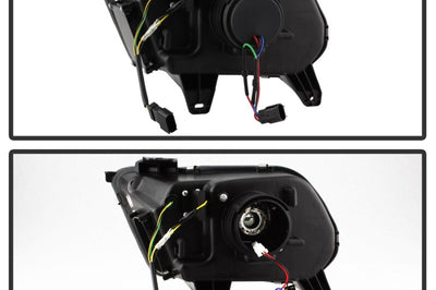 SPYDER Spyder 10-13 Ford Mustang - Halogen - Projector Headlights - LED Signals -Black (PRO-YD-FM2010V2-BK) - Lights
