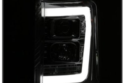 SPYDER Spyder 11-16 Ford F-250/F-350 V2 Projector Headlights - Light Bar DRL - Chrome PRO-YD-FS11V2-LB-C - Lights