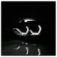 SPYDER Spyder 12-14 BMW F30 3 Series 4DR Projector Headlights - LED DRL - Blk Smoke PRO-YD-BMWF3012-DRL-BSM - Lights