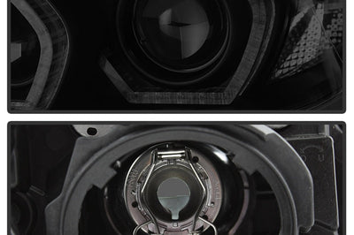 SPYDER Spyder 12-14 BMW F30 3 Series 4DR Projector Headlights - LED DRL - Blk Smoke PRO-YD-BMWF3012-DRL-BSM - Lights