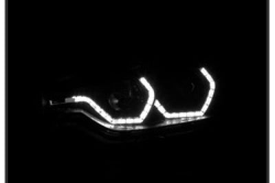 SPYDER Spyder 12-14 BMW F30 3 Series 4DR Projector Headlights - LED DRL - Blk Smoke PRO-YD-BMWF3012-DRL-BSM - Lights
