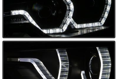 SPYDER Spyder 12-14 BMW F30 3 Series 4DR Projector Headlights - LED DRL - Blk Smoke PRO-YD-BMWF3012-DRL-BSM - Lights