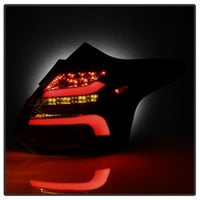 SPYDER Spyder 12-14 Ford Focus 5DR LED Tail Lights - Black Smoke (ALT-YD-FF12-LED-BSM)