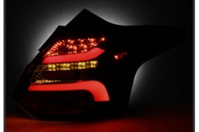 SPYDER Spyder 12-14 Ford Focus 5DR LED Tail Lights - Black Smoke (ALT-YD-FF12-LED-BSM)